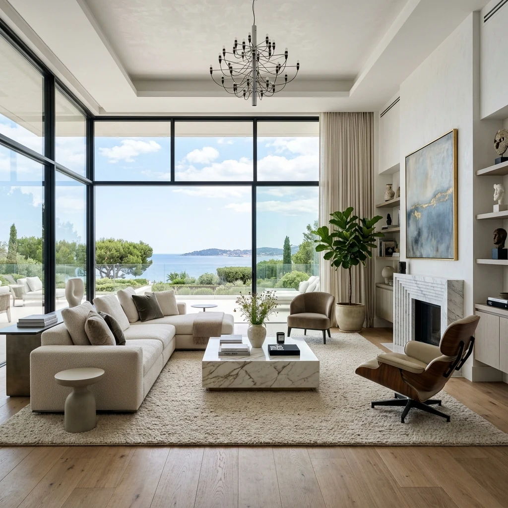 Ultra-luxury living room interior