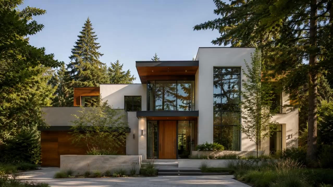 Modern custom home built by Nexon Build in Toronto